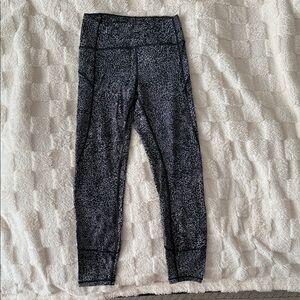 Lululemon Athletica Speckled Black Leggings